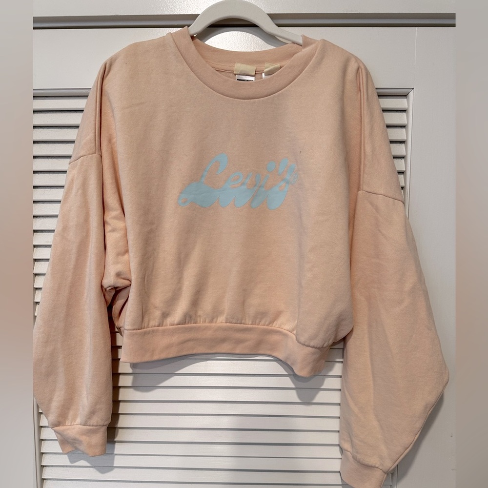 Levi’s cropped sweatshirt XL